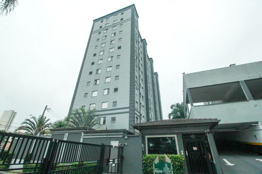 Fachada do Prédio de apartamento para alugar com 2 quartos, 55m² em Parque Sao Vicente, Santo André