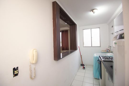 Cozinha de apartamento para alugar com 2 quartos, 55m² em Parque Sao Vicente, Santo André