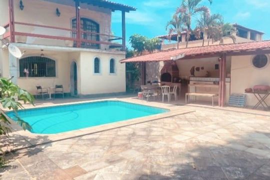 Piscina de casa de condomínio à venda com 4 quartos, 600m² em Pechincha, Rio de Janeiro