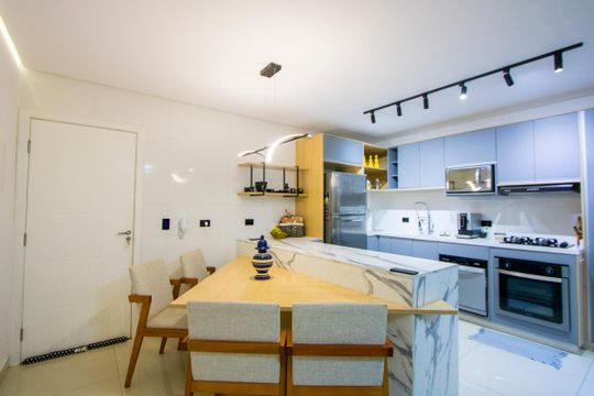 Sala de apartamento à venda com 3 quartos, 85m² em Paraíso, Santo André