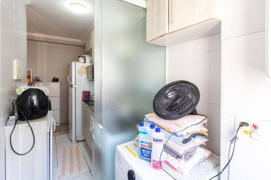 Área de Serviço de apartamento à venda com 3 quartos, 58m² em Jardim Cocaia, Guarulhos
