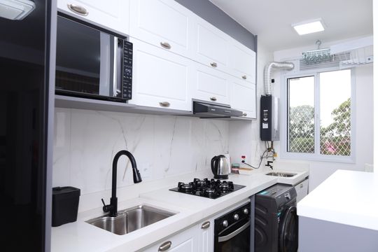 Cozinha de apartamento à venda com 2 quartos, 42m² em Cidade Líder, São Paulo