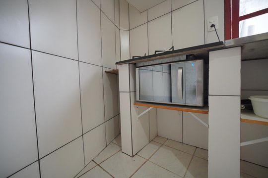 Cozinha de kitnet/studio para alugar com 1 quarto, 45m² em Ingleses do Rio Vermelho, Florianópolis