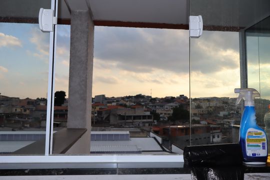 Vista da área de serviço de apartamento à venda com 2 quartos, 82m² em Vila Nova York, São Paulo