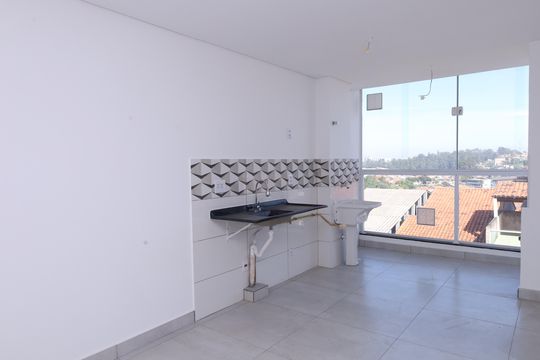 Cozinha de apartamento à venda com 2 quartos, 49m² em Fazenda Aricanduva, São Paulo