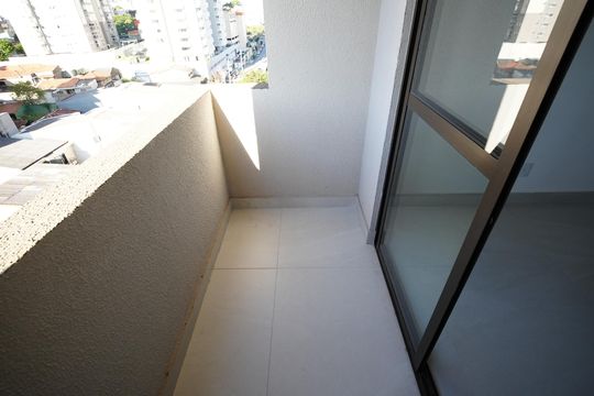 Varanda da Sala de apartamento para alugar com 2 quartos, 56m² em Parque das Nações, Santo André