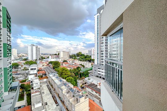 Vista da Suíte de apartamento à venda com 2 quartos, 69m² em Chácara Seis de Outubro, São Paulo