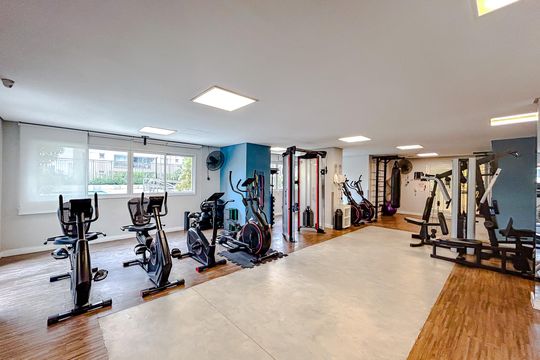 Área comum - Academia de apartamento à venda com 2 quartos, 69m² em Chácara Seis de Outubro, São Paulo