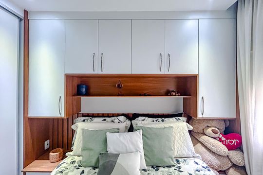Quarto 1 - Suíte de apartamento à venda com 2 quartos, 69m² em Chácara Seis de Outubro, São Paulo