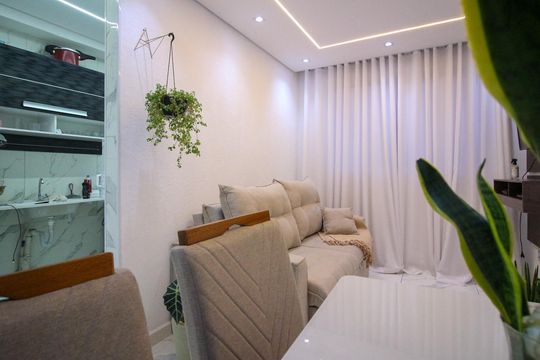 Sala de apartamento à venda com 2 quartos, 44m² em Jardim Egle, São Paulo