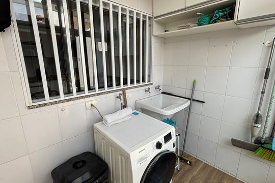 Área de Serviço de casa à venda com 2 quartos, 105m² em Campestre, Santo André