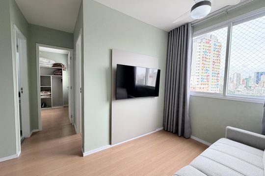 Sala de apartamento à venda com 2 quartos, 37m² em Brás, São Paulo