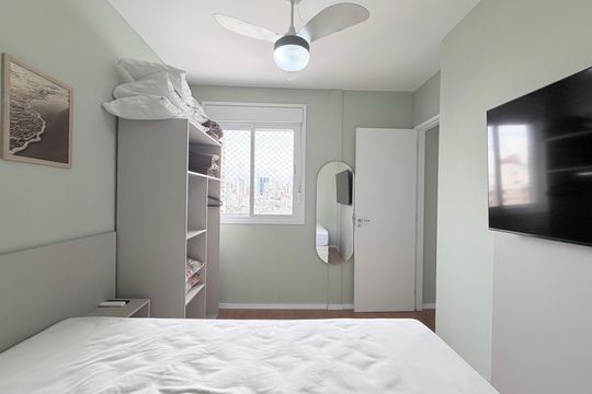 Quarto 1 de apartamento à venda com 2 quartos, 37m² em Brás, São Paulo