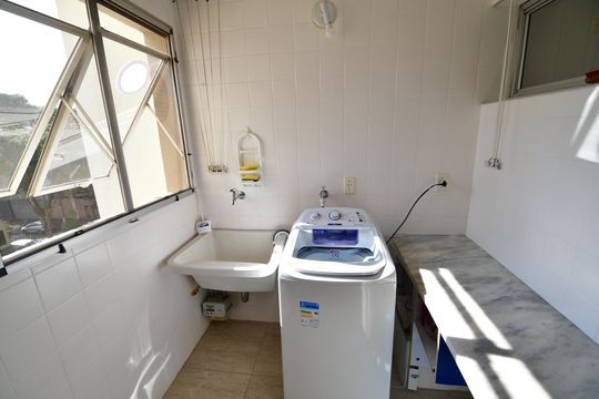 Área de Serviço de apartamento à venda com 3 quartos, 90m² em Chácara da Barra, Campinas