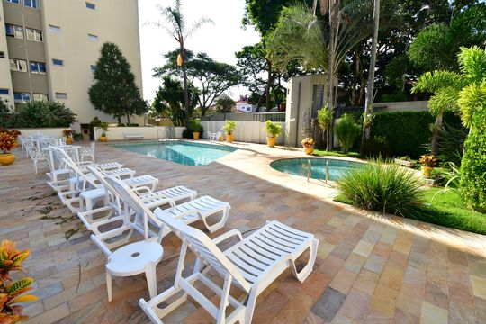 Área comum - Piscina de apartamento à venda com 3 quartos, 90m² em Chácara da Barra, Campinas