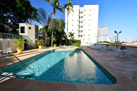 Área comum - Piscina de apartamento à venda com 3 quartos, 90m² em Chácara da Barra, Campinas