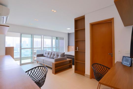 Apartamento para alugar com 1 quarto, 55m² em Vila Regente Feijó, São Paulo