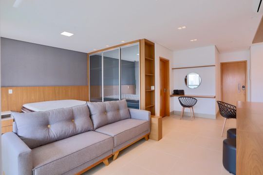Apartamento para alugar com 1 quarto, 55m² em Vila Regente Feijó, São Paulo