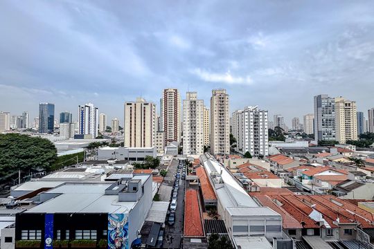 Vista da Varanda de kitnet/studio para alugar com 1 quarto, 23m² em Vila Gomes Cardim, São Paulo