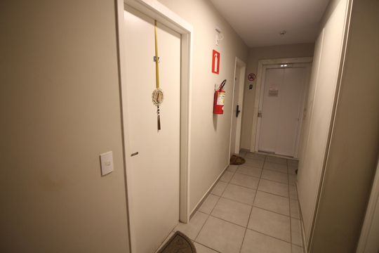 Área comum de apartamento à venda com 1 quarto, 45m² em Santa Maria, Belo Horizonte