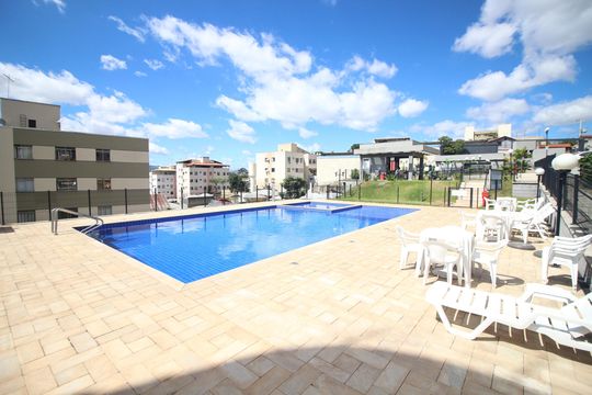Área comum de apartamento à venda com 1 quarto, 45m² em Santa Maria, Belo Horizonte