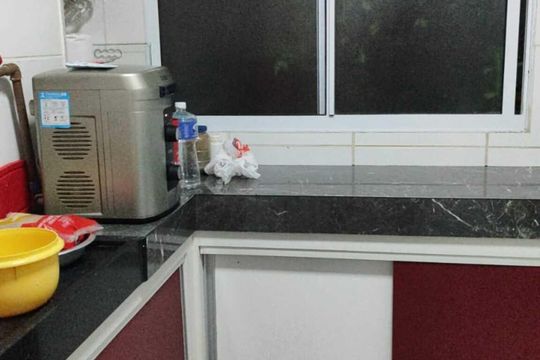 Cozinha de apartamento para alugar com 2 quartos, 58m² em Chácara Bela Vista, Goiânia