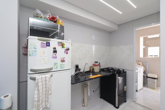 Cozinha de apartamento à venda com 3 quartos, 47m² em Artur Alvim, São Paulo
