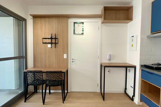 Sala de kitnet/studio para alugar com 1 quarto, 26m² em Pinheiros, São Paulo