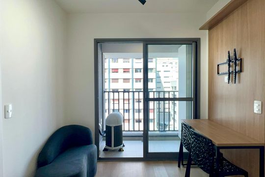 Sala de kitnet/studio para alugar com 1 quarto, 26m² em Pinheiros, São Paulo
