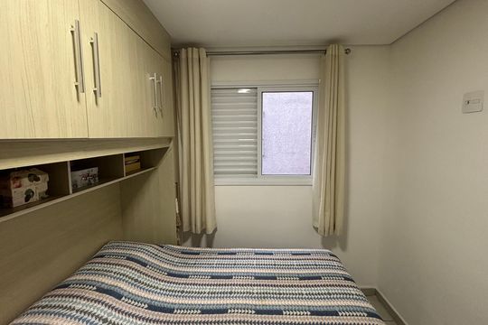 Suite de apartamento à venda com 2 quartos, 60m² em Vila Pires, Santo André