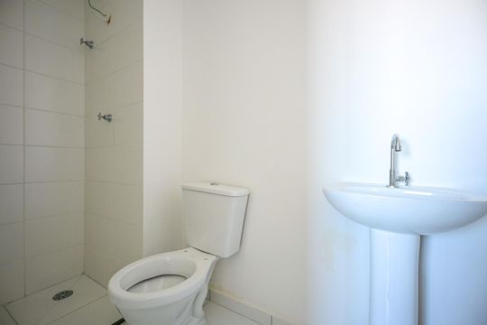 Banheiro Suíte  de apartamento para alugar com 1 quarto, 27m² em Morumbi, São Paulo
