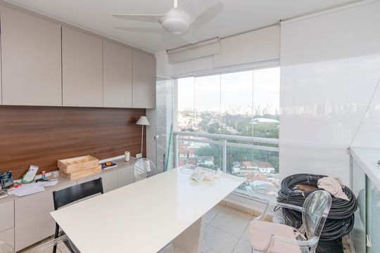 Varanda de apartamento à venda com 2 quartos, 65m² em Cidade Monções, São Paulo