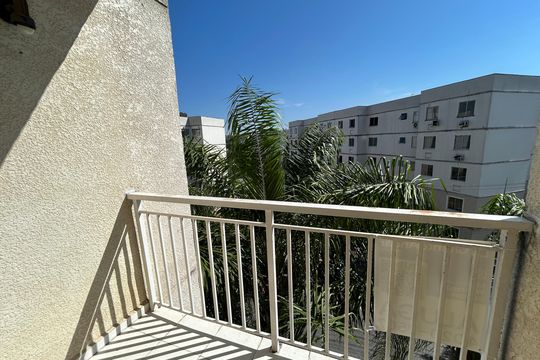 Varanda da Sala de apartamento para alugar com 3 quartos, 55m² em Pavuna, Nilópolis