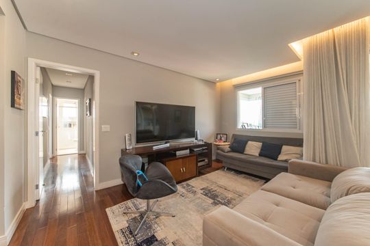 Sala de apartamento à venda com 3 quartos, 117m² em Santo Amaro, São Paulo