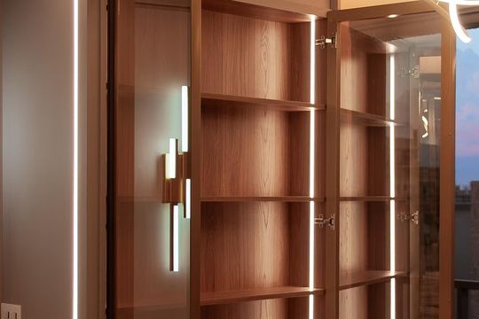 Sala/Quarto de apartamento para alugar com 1 quarto, 34m² em Cidade Monções, São Paulo