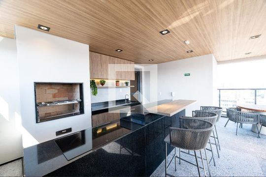 Área comum - Churrasqueira de apartamento à venda com 2 quartos, 77m² em Vila Clementino, São Paulo