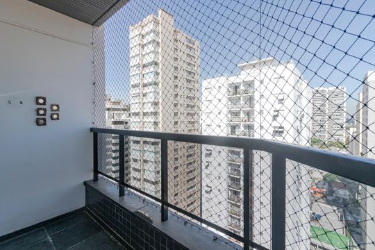 Varanda da Sala de apartamento à venda com 3 quartos, 228m² em Brooklin Paulista, São Paulo