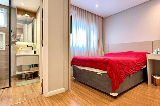 Quarto de apartamento à venda com 2 quartos, 86m² em Jardim Flor da Montanha, Guarulhos