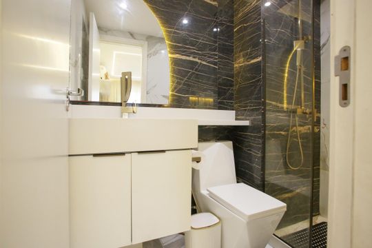 Banheiro da Suíte de apartamento para alugar com 2 quartos, 59m² em Freguesia (jacarepaguá), Rio de Janeiro