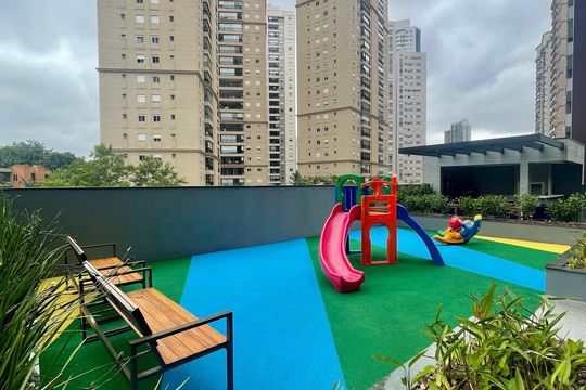 Área comum - Playground de apartamento à venda com 2 quartos, 78m² em Alphaville Empresarial, Barueri