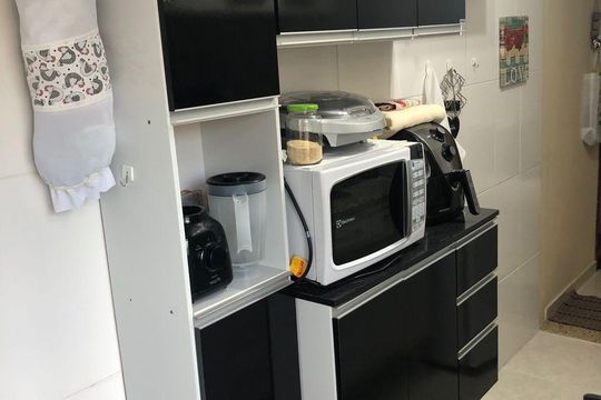 Cozinha de apartamento à venda com 2 quartos, 43m² em Abolição, Rio de Janeiro