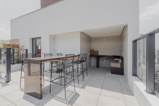 Piscina de apartamento à venda com 1 quarto, 41m² em Pinheiros, São Paulo