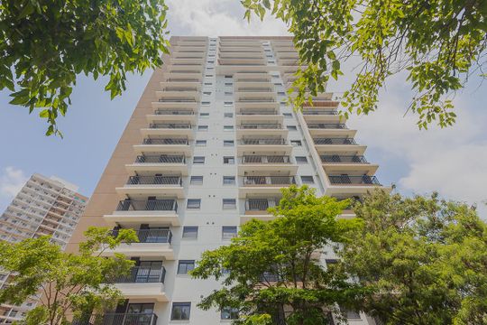 Fachada de apartamento à venda com 1 quarto, 41m² em Pinheiros, São Paulo
