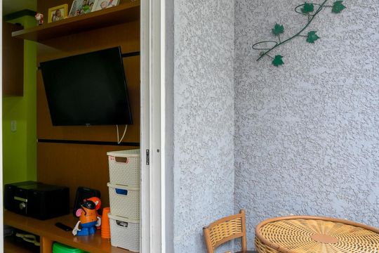 Varanda de apartamento à venda com 2 quartos, 47m² em Vila Santa Luzia, São Paulo