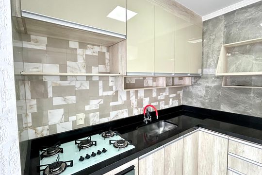 Cozinha de apartamento para alugar com 2 quartos, 66m² em Picanço, Guarulhos