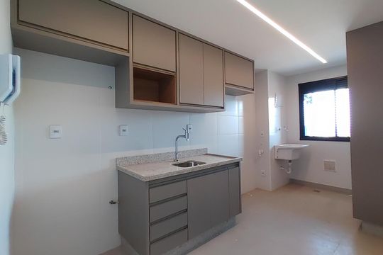 Cozinha de apartamento para alugar com 2 quartos, 95m² em Jardim Sul, Uberlândia