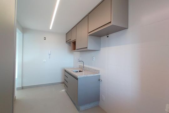 Cozinha de apartamento para alugar com 2 quartos, 95m² em Jardim Sul, Uberlândia