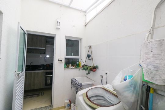 Área de Serviço de apartamento à venda com 2 quartos, 50m² em Jardim Paraiso, Santo André