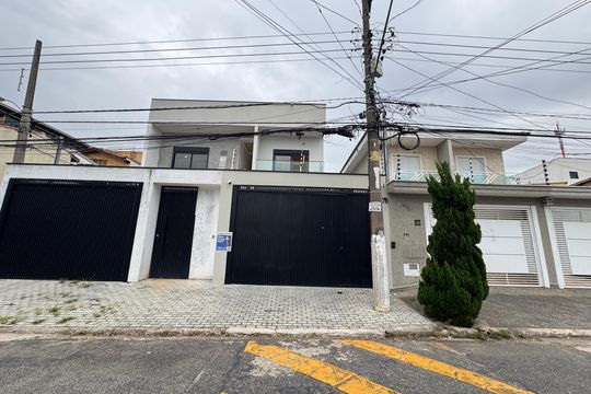 Fachada com PLACA de casa à venda com 3 quartos, 140m² em Bela Vista, Osasco