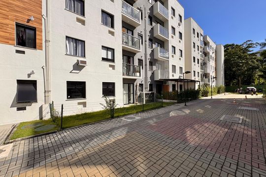 Fachada prédio de apartamento à venda com 2 quartos, 41m² em Vargem Grande, Rio de Janeiro